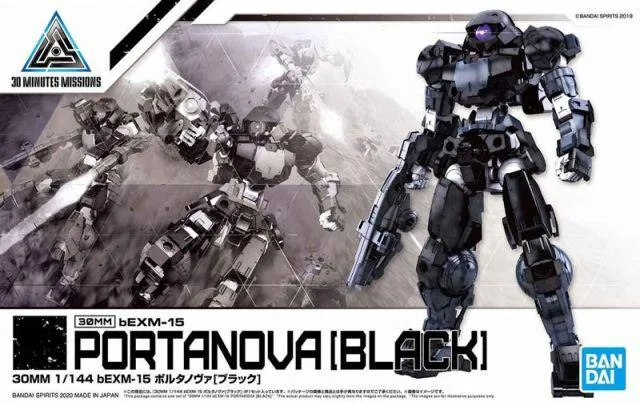 #20 Bexm-15 Portanova (Black) "30 Minute Missions", Bandai Spirits 30MM