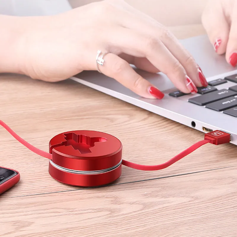 3-in-1 Retractable Charging Cable