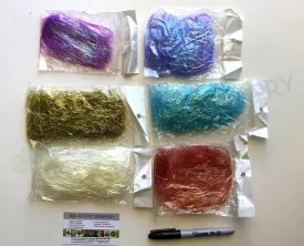 ACC0084 Glitter Shredded Raffia Available in 6 Colours