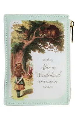 Alice in Wonderland Coin Purse Wallet by Well Read Co.