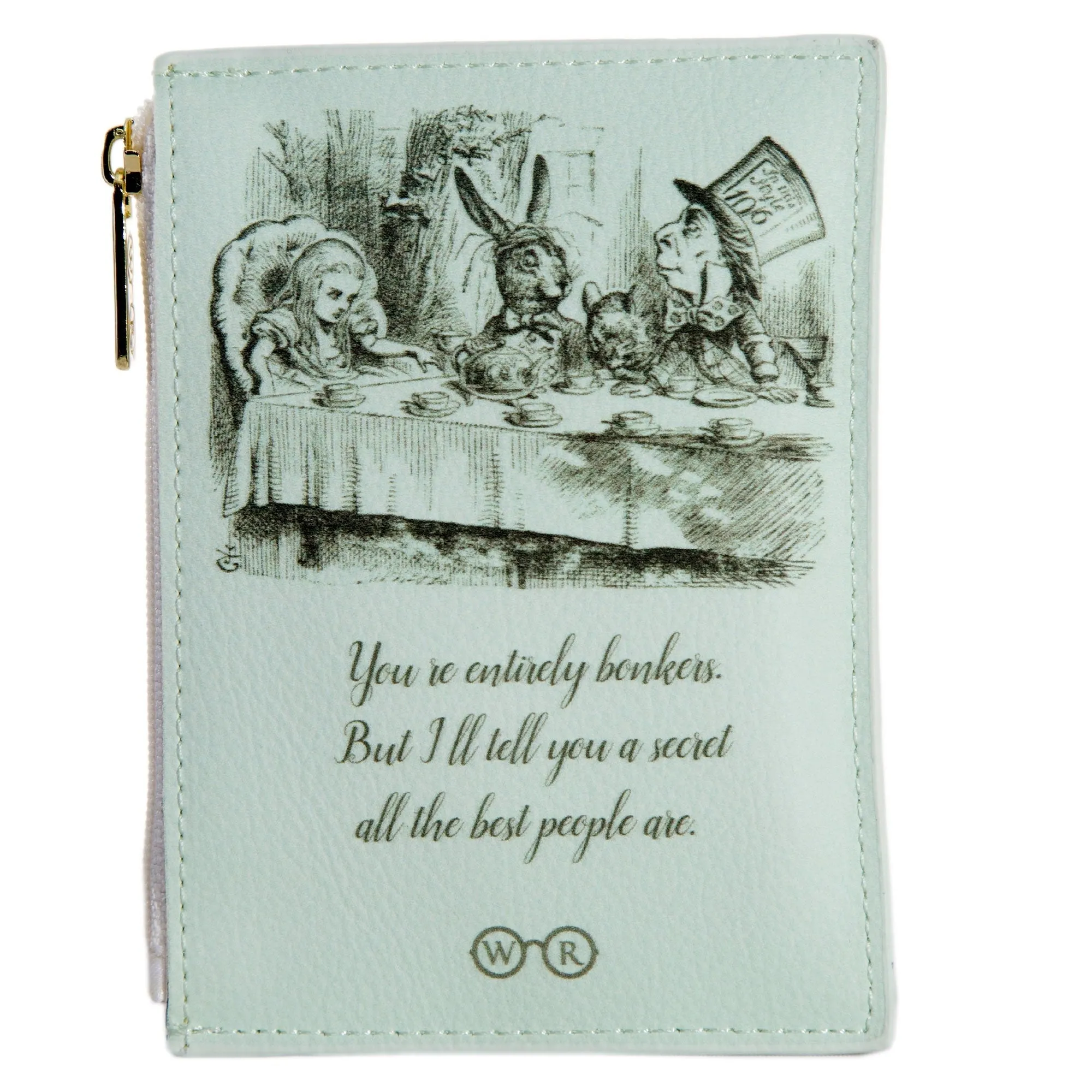 Alice in Wonderland Coin Purse Wallet by Well Read Co.