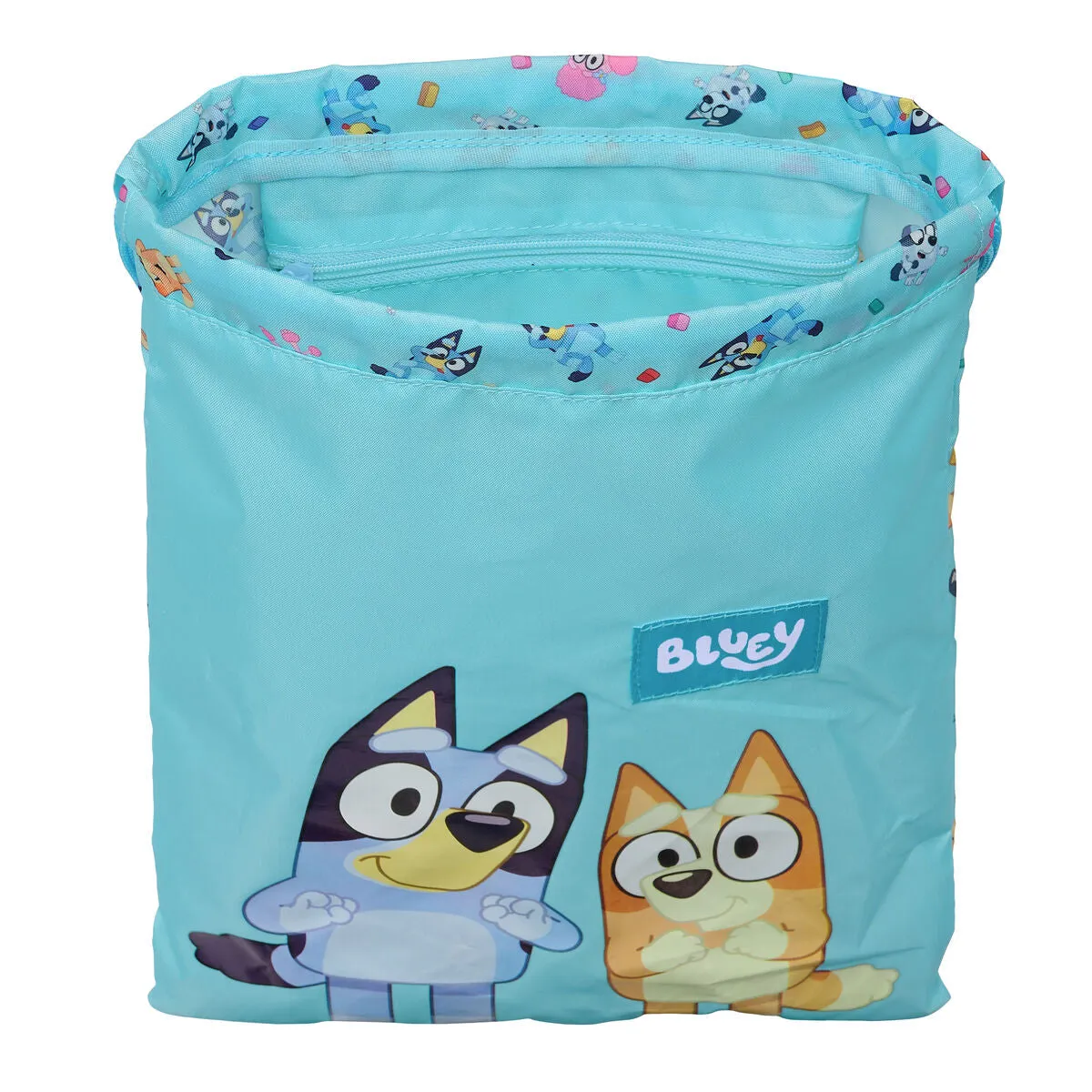 Backpack with Strings Bluey Sky blue 26 x 34 x 1 cm