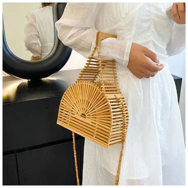 Bamboo Cage Vintage Style Purse