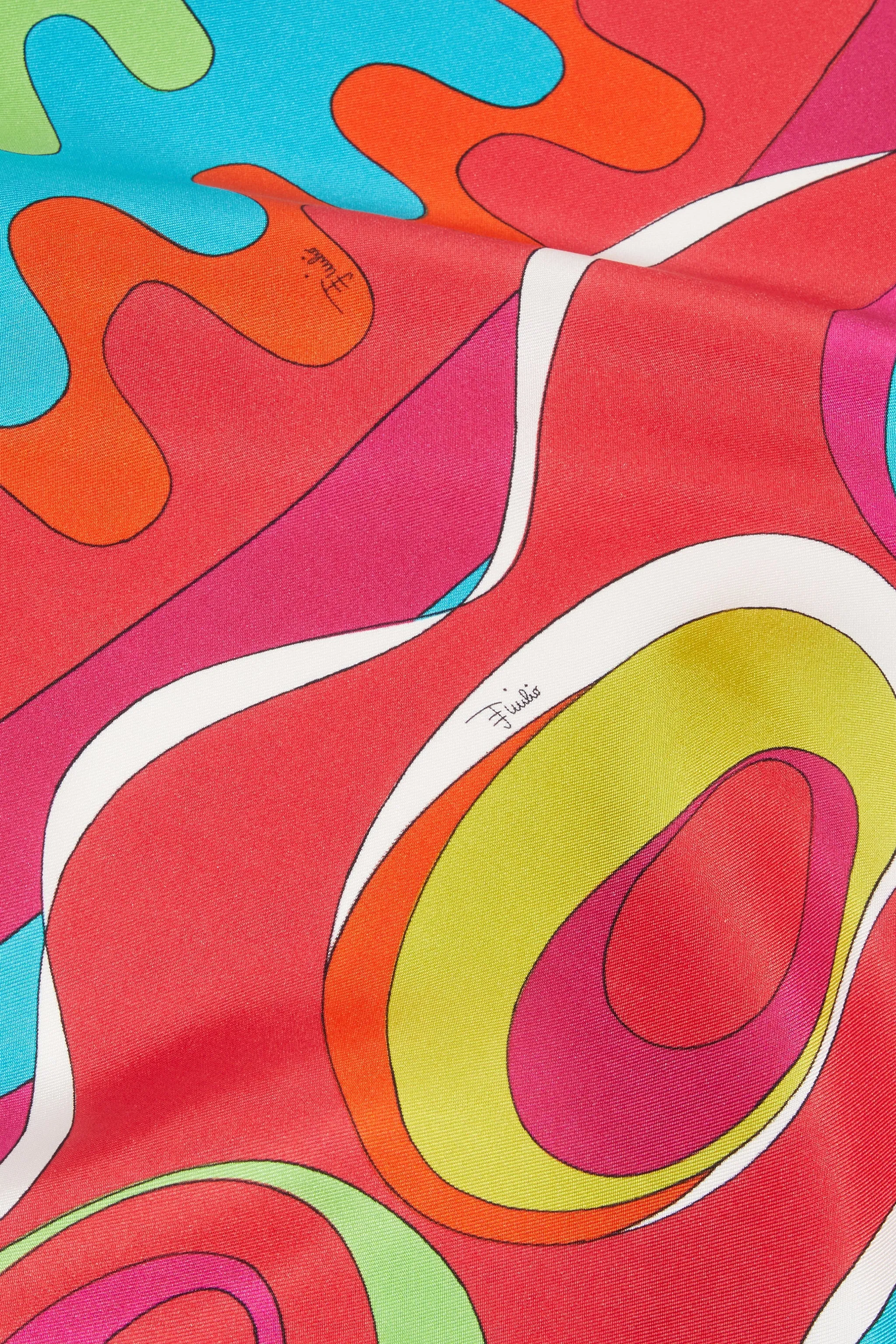 Bersaglio-Print Silk-Twill Scarf