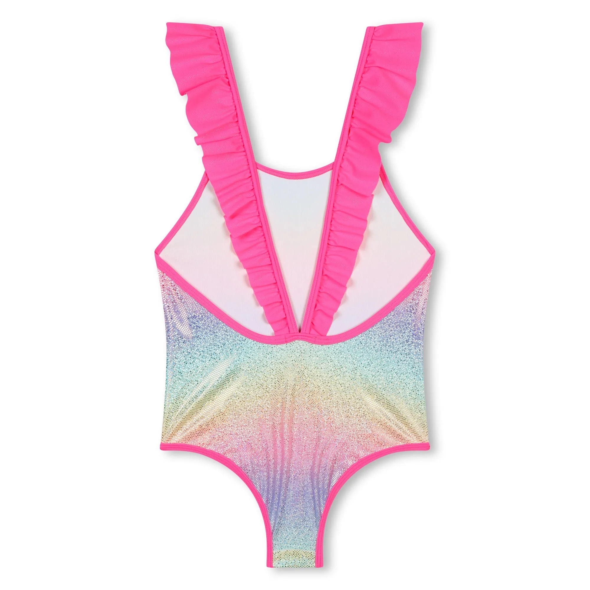 Billieblush Girls Pink Iridescent Swimsuit