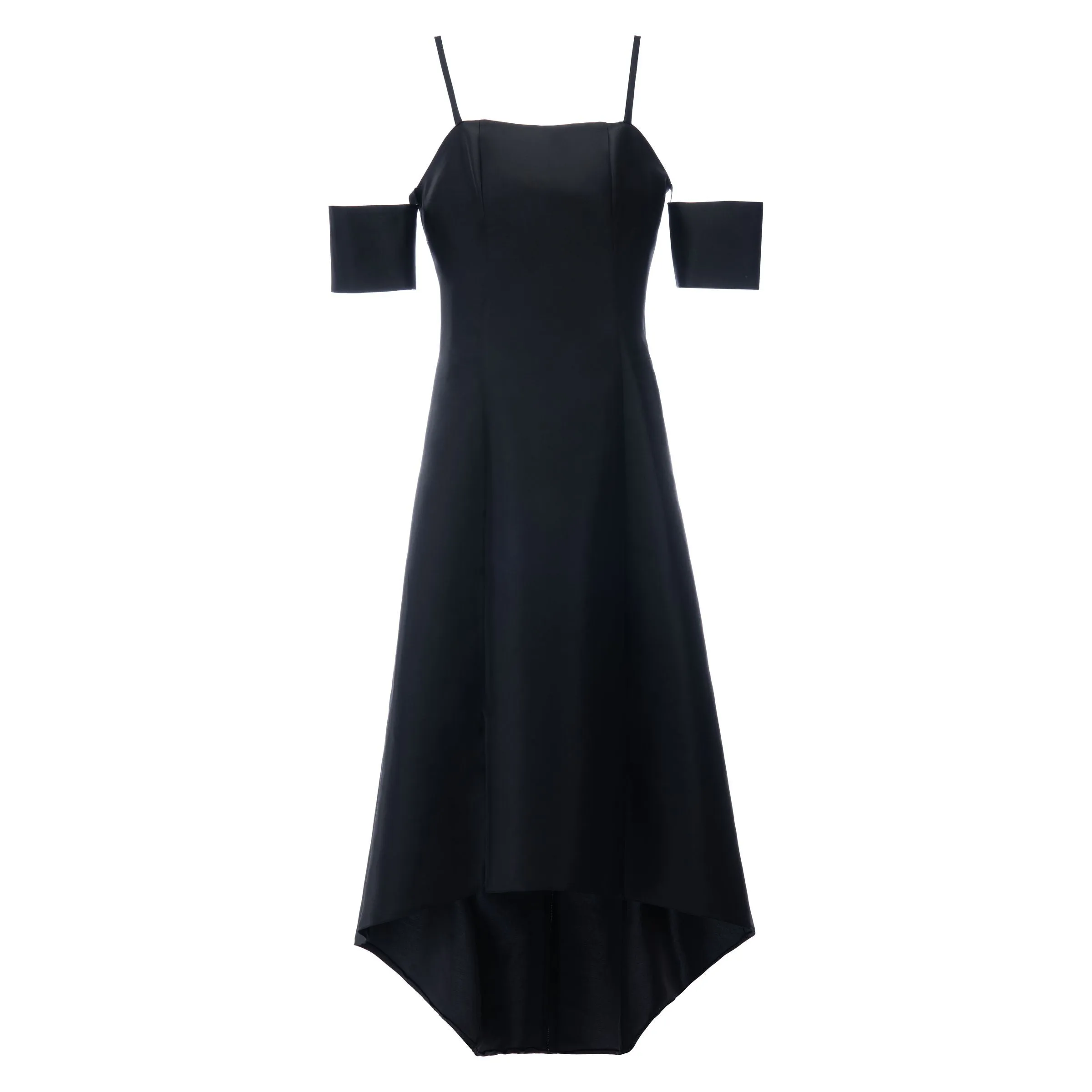 Black Bexley Hi-low Gown