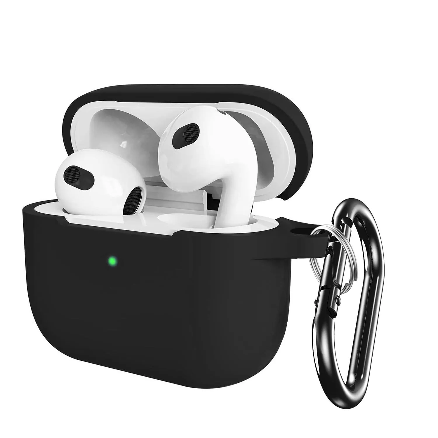 Black Liquid Silicone Case - Apple AirPods 3