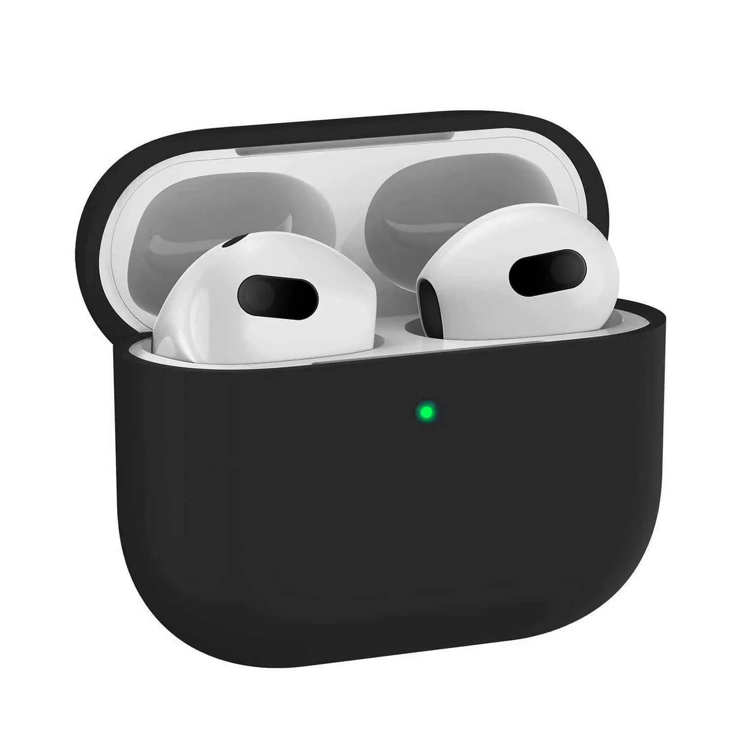 Black Liquid Silicone Case - Apple AirPods 3