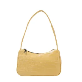 Candy Color Half-Round Armpit Shoulder Bag - Versatile and Trendy