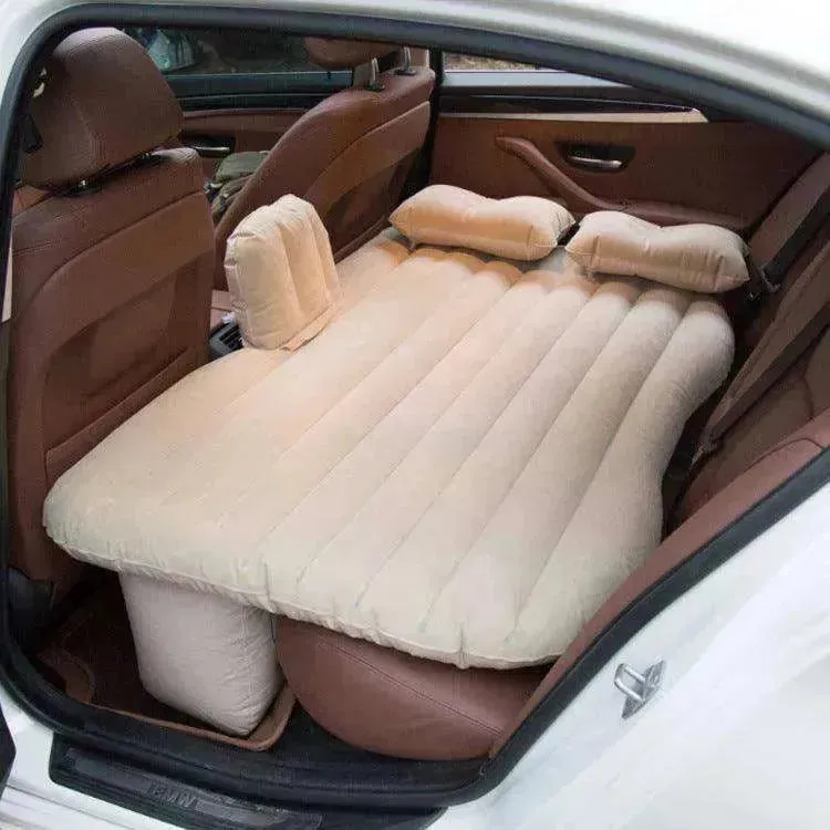 Car Inflatable Bed PVC Flocking Mattress