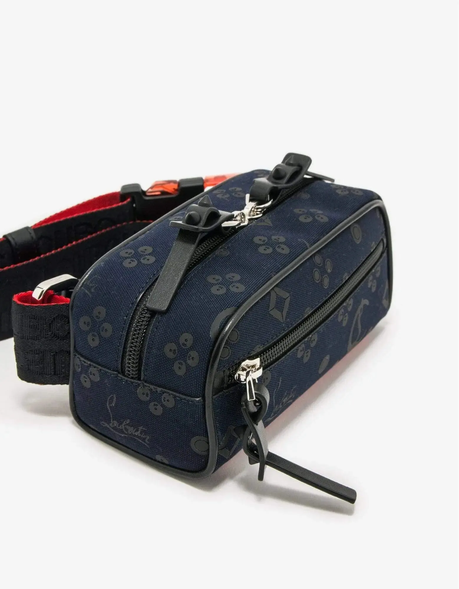 Christian Louboutin Blaster Crossbody Navy Blue Loubinthesky Bag -