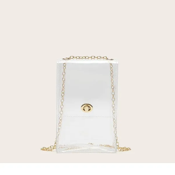 Clear Crossbody Phone Case Bag