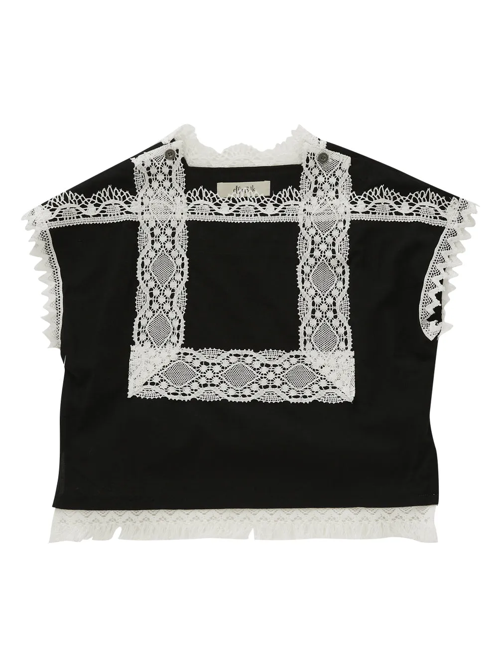 Cotton Black Lace Top