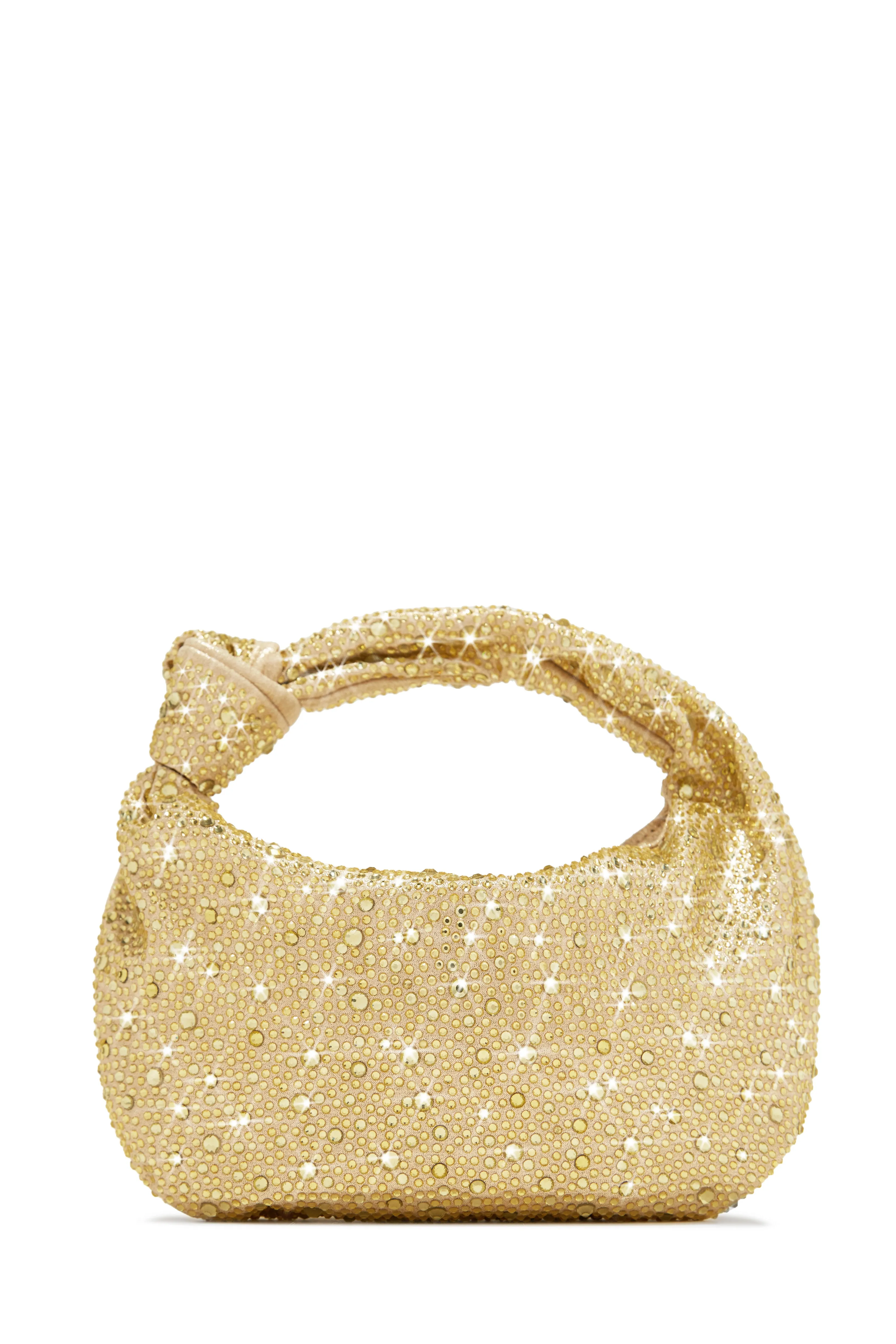 Day & Night Embellished Knot Handbag - Green