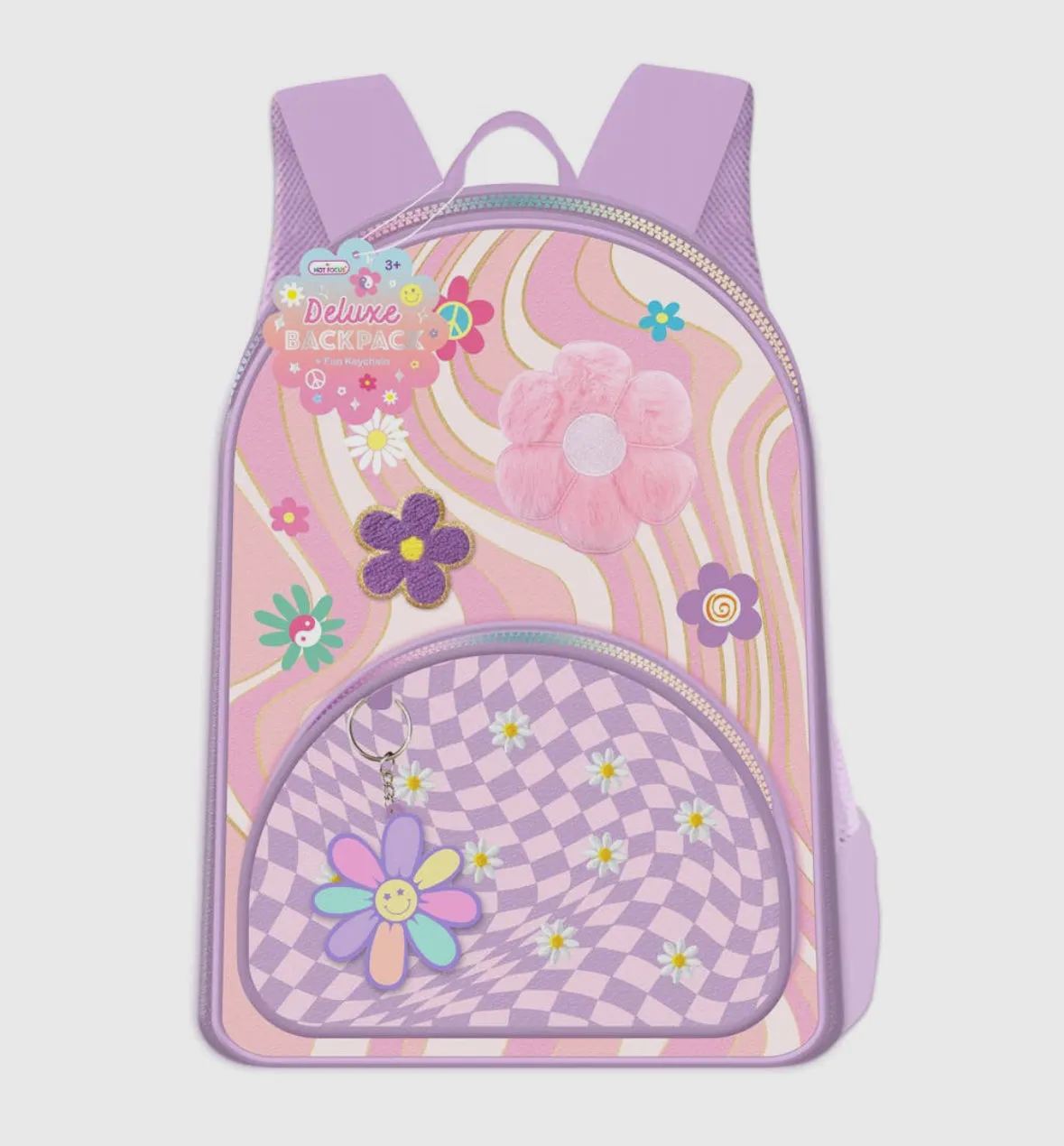 Deluxe Backpack, Groovy Flower