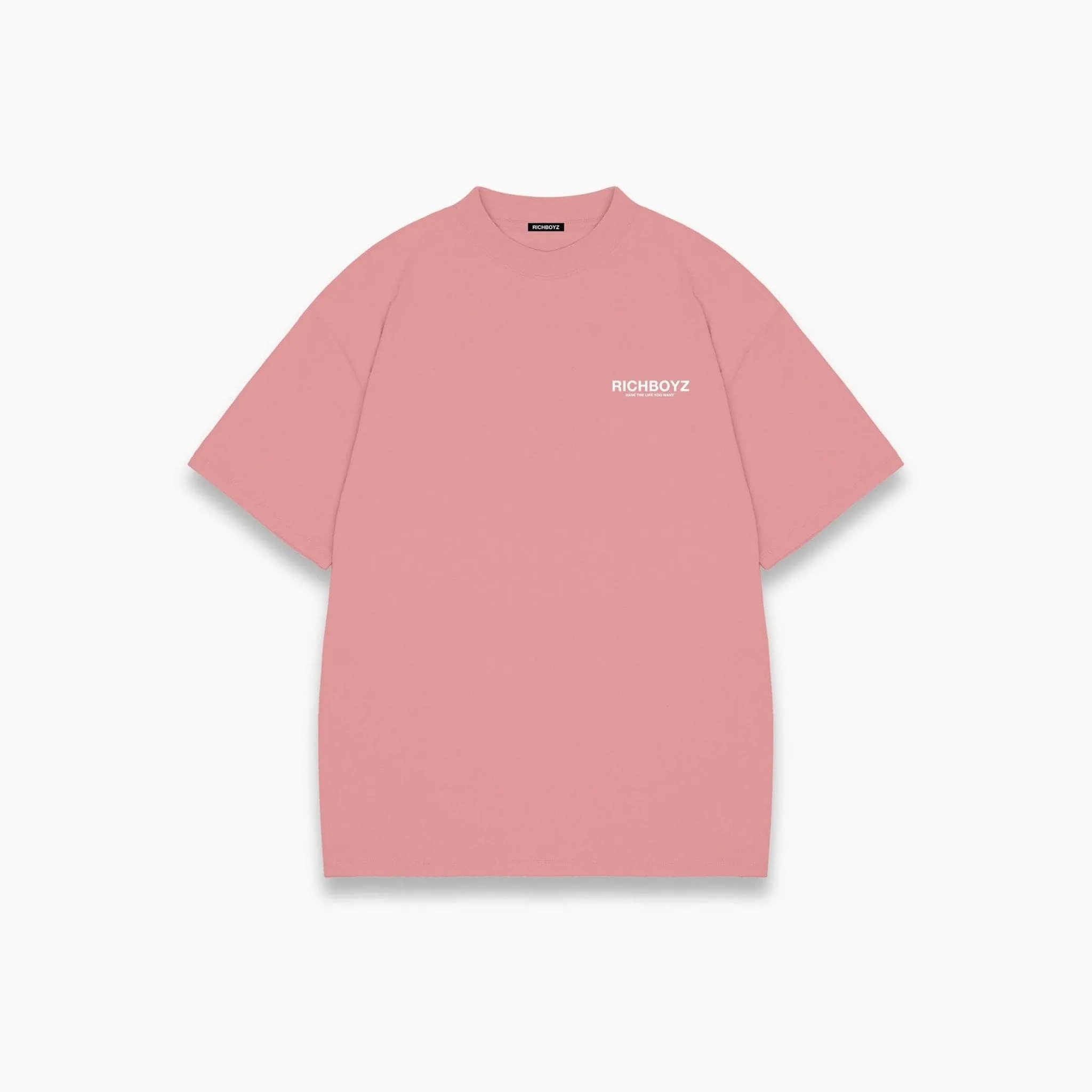 DROP SHOULDER TEE - PASTEL PINK