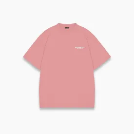 DROP SHOULDER TEE - PASTEL PINK