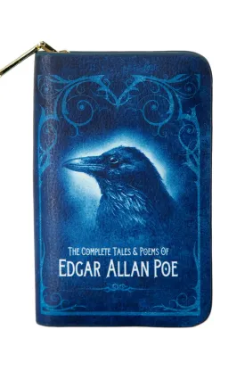 Edgar Allen Poe Zip Around Wallet by Well Read Co.