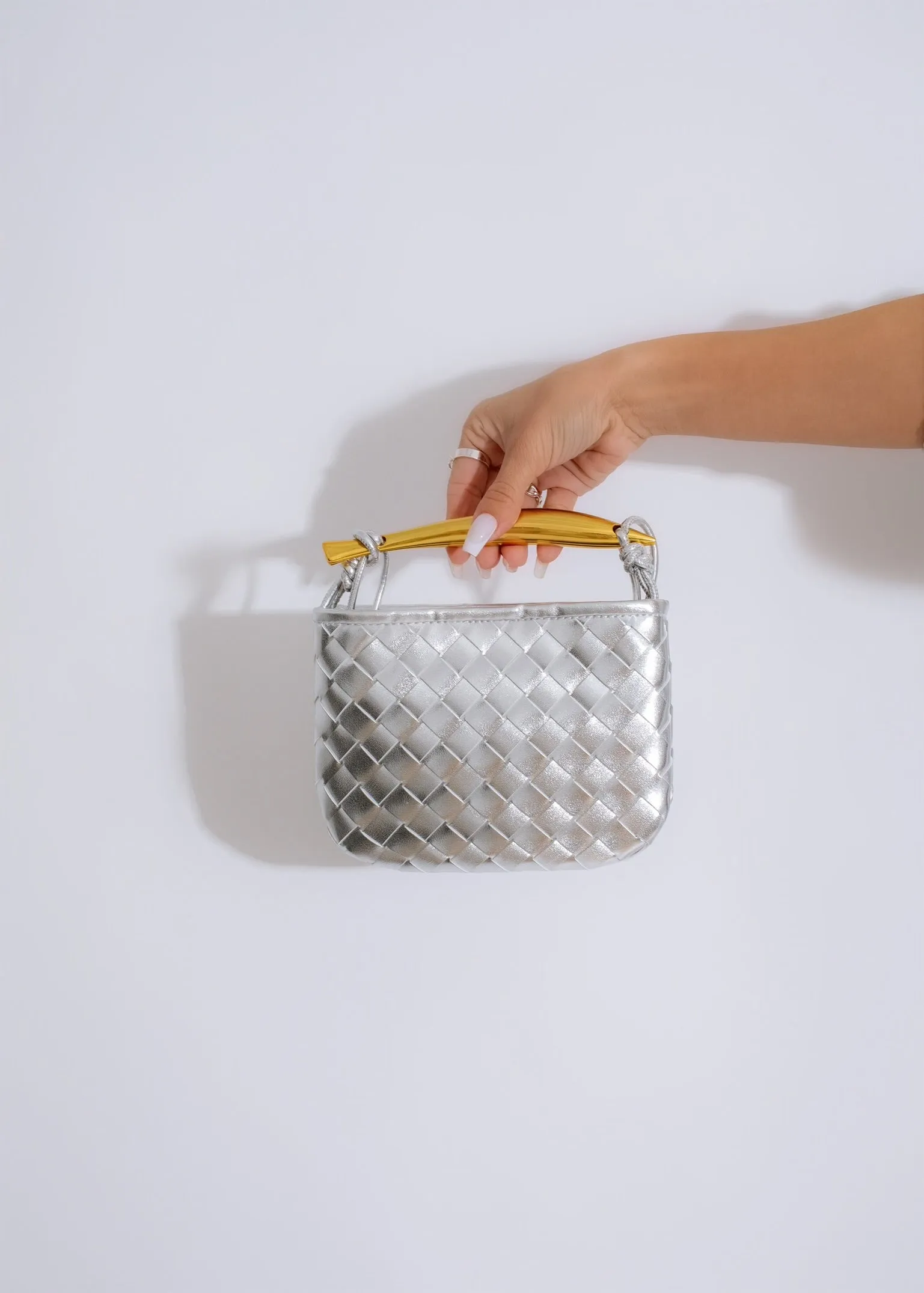 Fancy & Flashy Handbag Silver