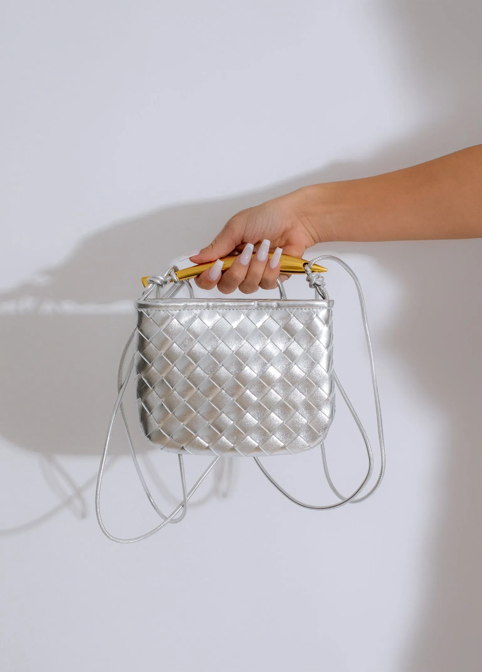 Fancy & Flashy Handbag Silver