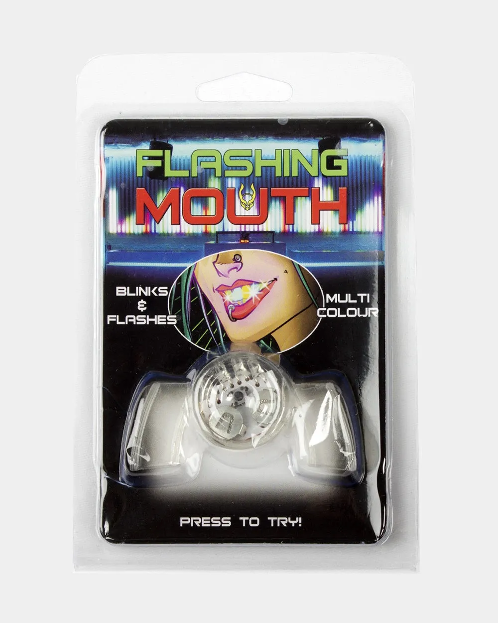 FLASHING MOUTH LIGHT UP GUM SHIELD