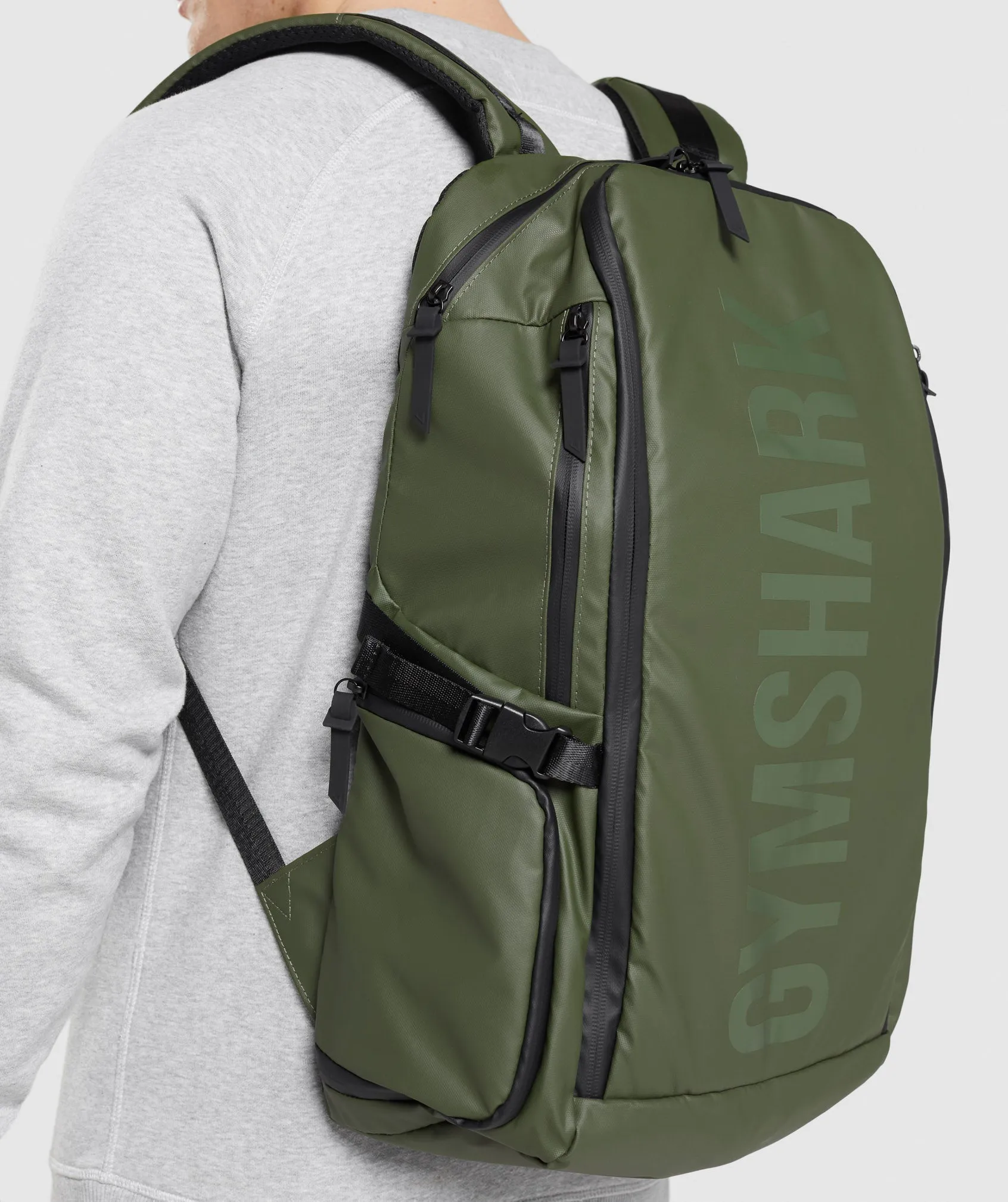 Gymshark X-Series 0.3 Backpack - Green/Black