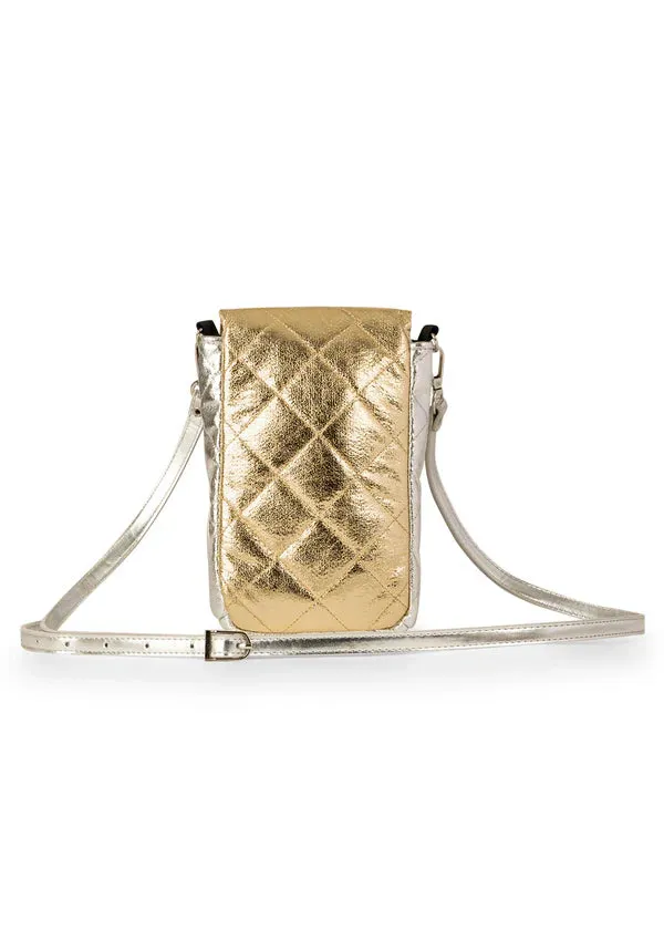 Haute Shore Riley Mix Phone Flap Closure Crossbody Handbag