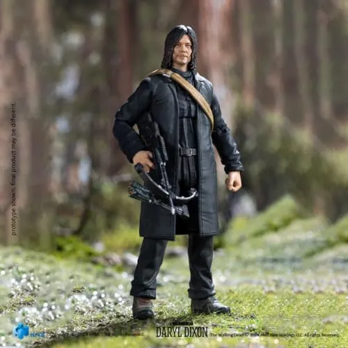 HiPlay Hiya Full Set: Daryl Dixon, 1:18 Scale Miniature Male Action Figurine