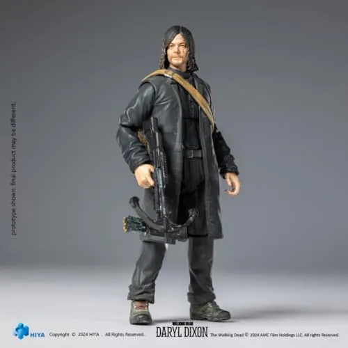 HiPlay Hiya Full Set: Daryl Dixon, 1:18 Scale Miniature Male Action Figurine