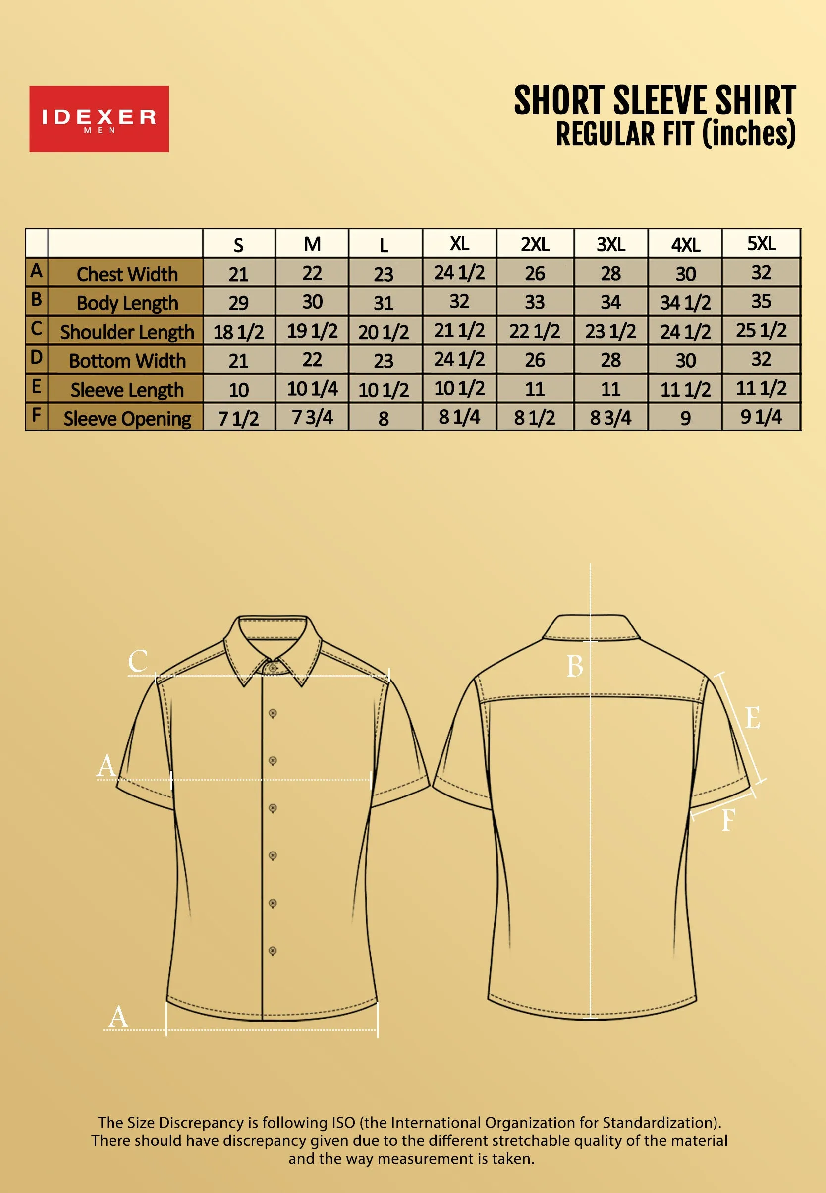 IDEXER SHORT SLEEVE SHIRT [REGULAR FIT] ID0275