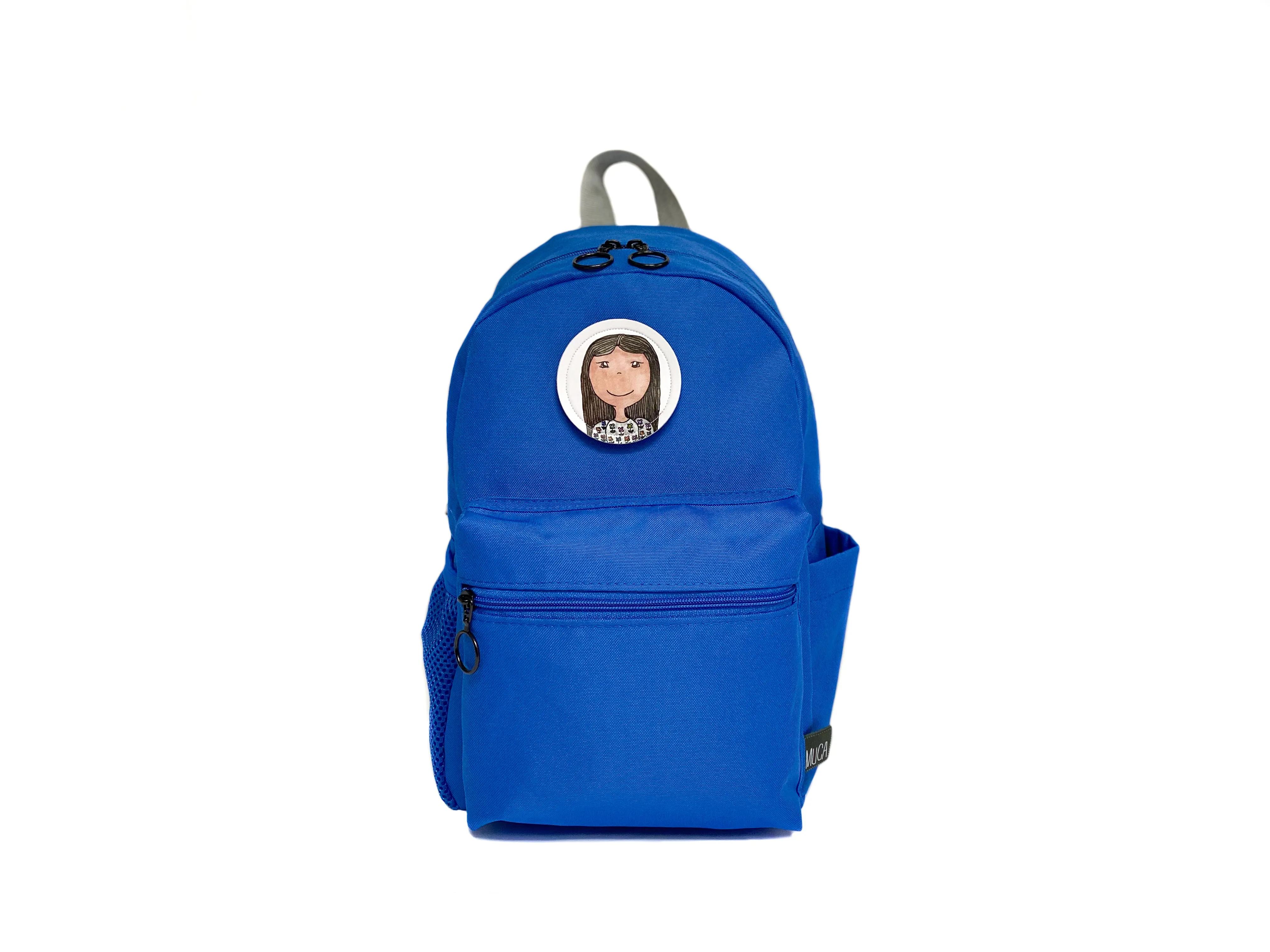 Kids School Backpack - Gogi Bloom Sax Blue