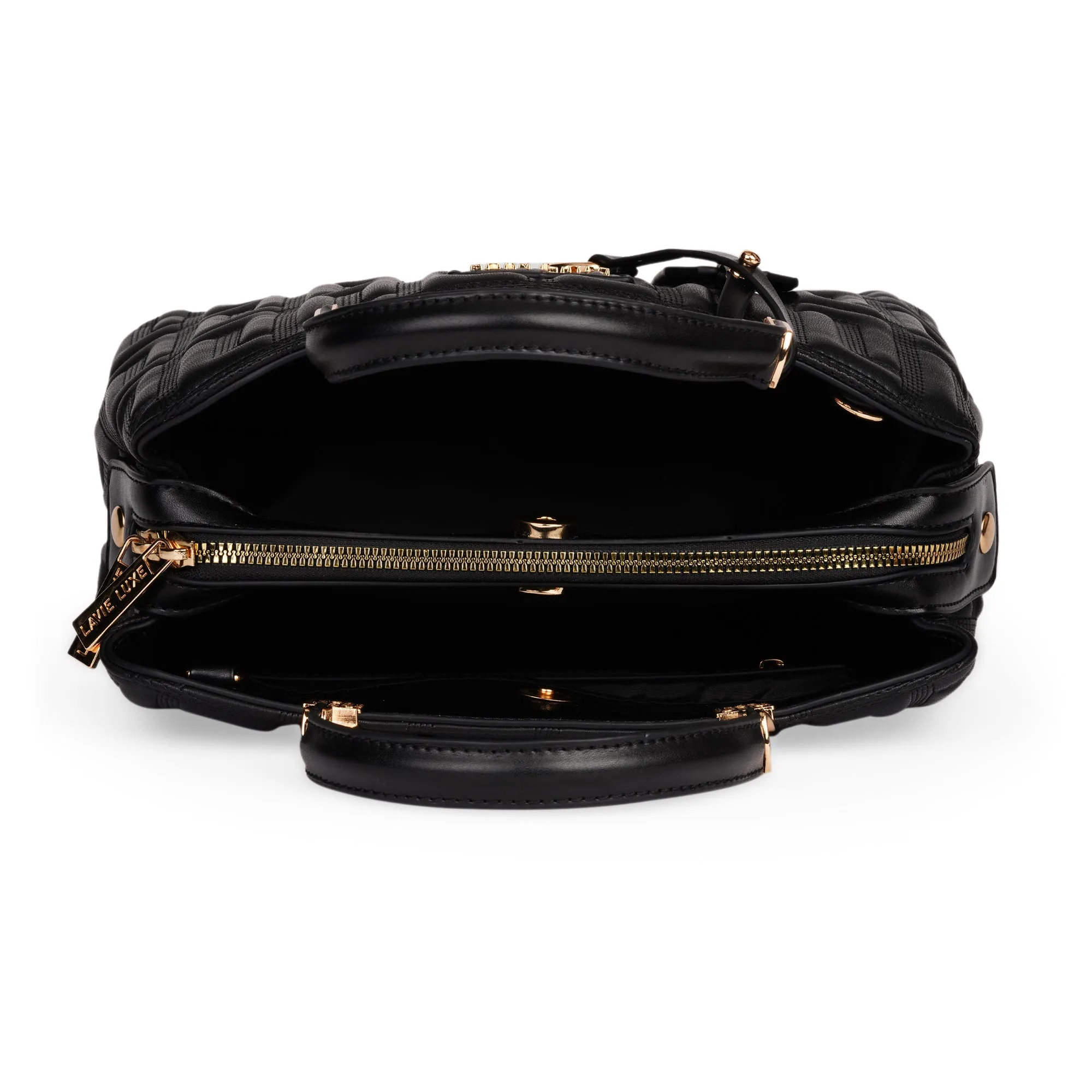 Lavie Luxe Black Medium Women's Juli Satchel Bag