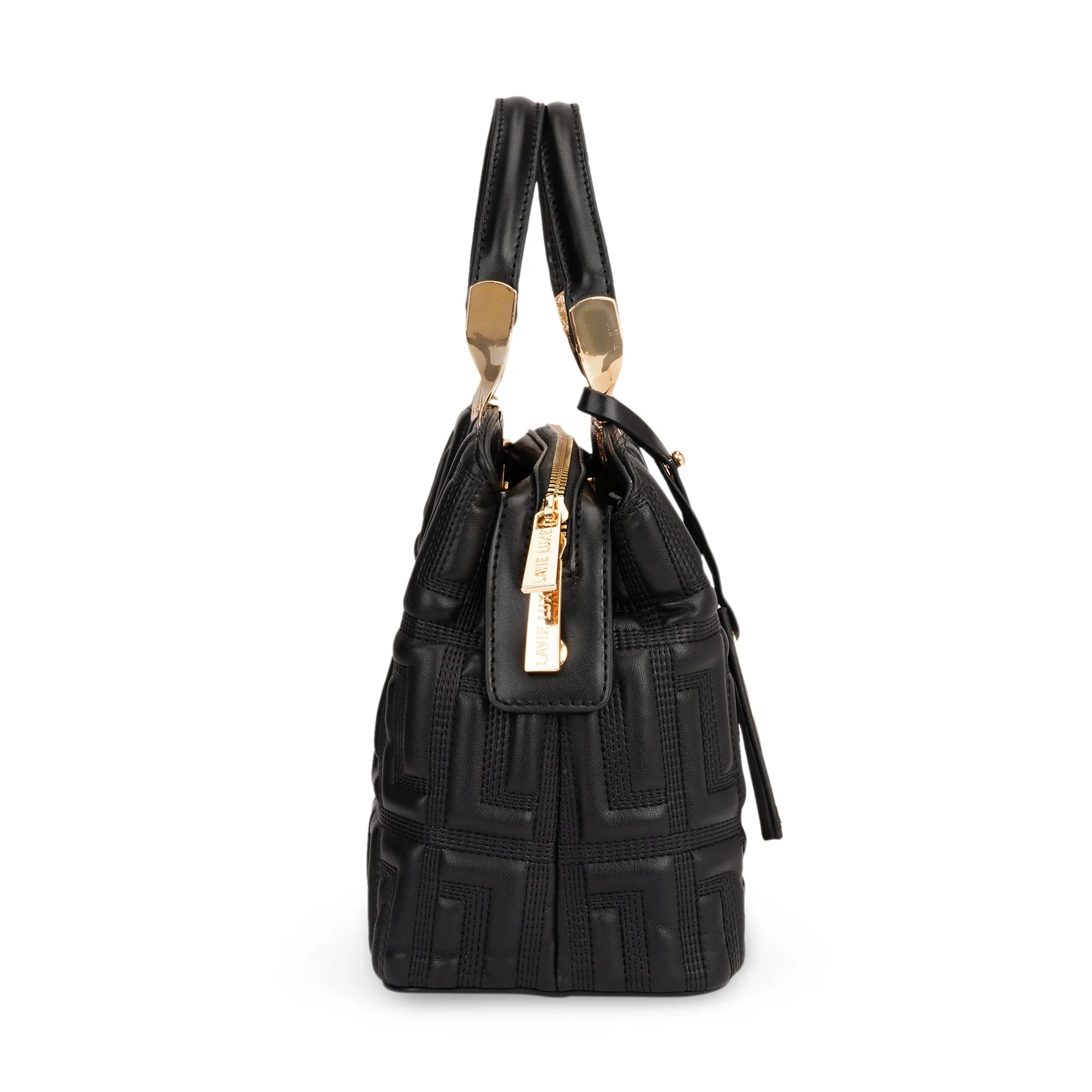 Lavie Luxe Black Medium Women's Juli Satchel Bag