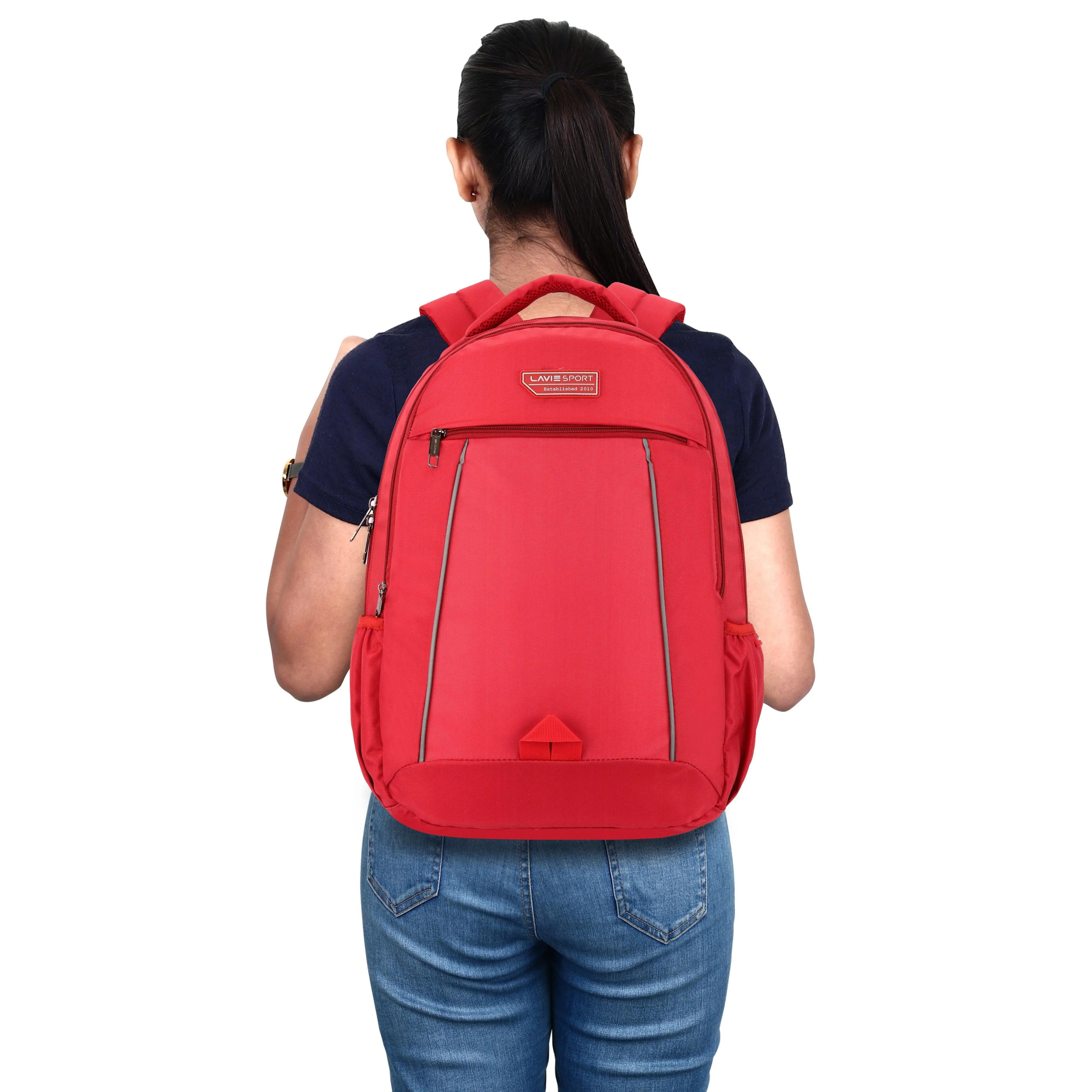 Lavie Sport Arena 28L Casual Backpack For Boys & Girls Red