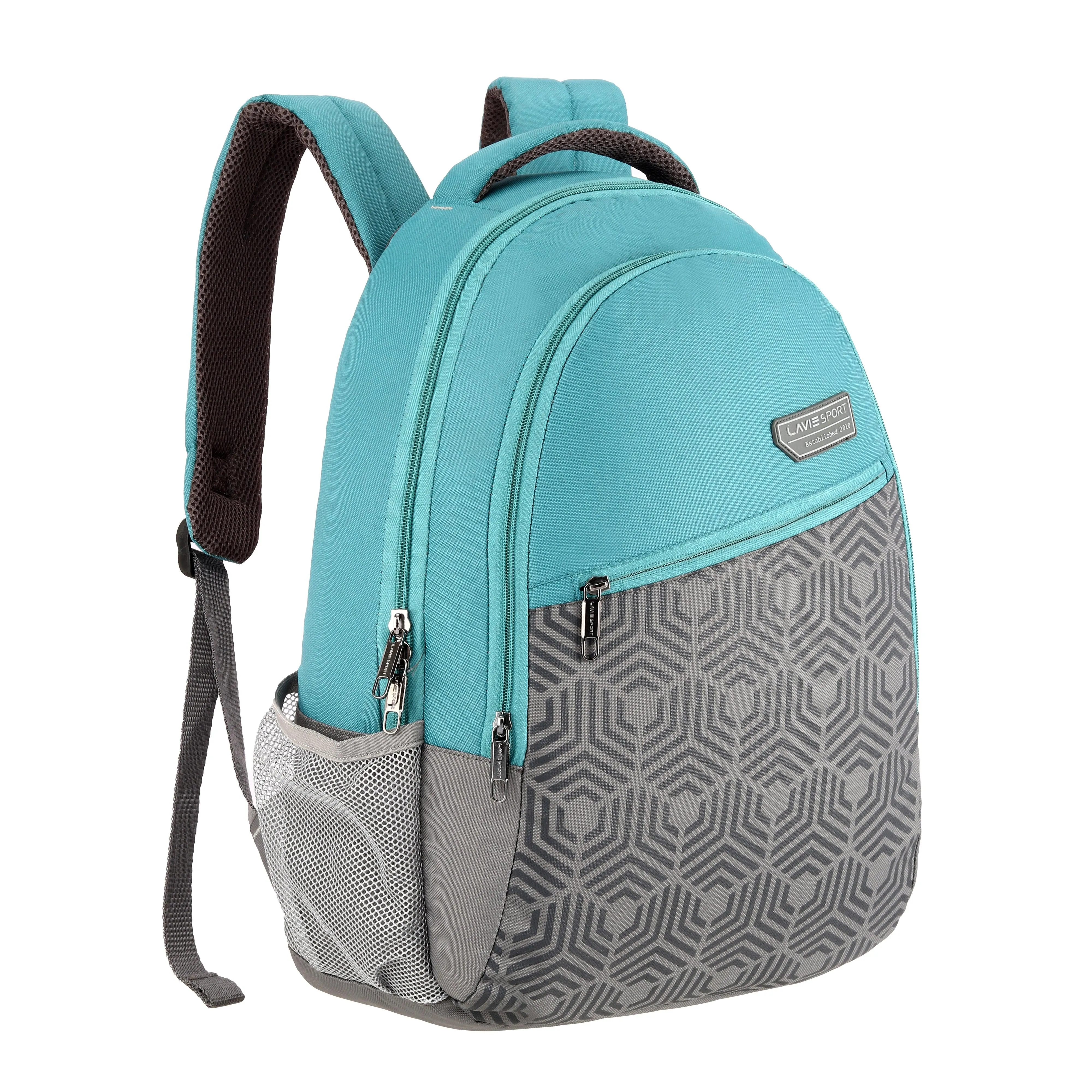 Lavie Sport Hexa 24L Casual School Bag For Boys & Girls Teal