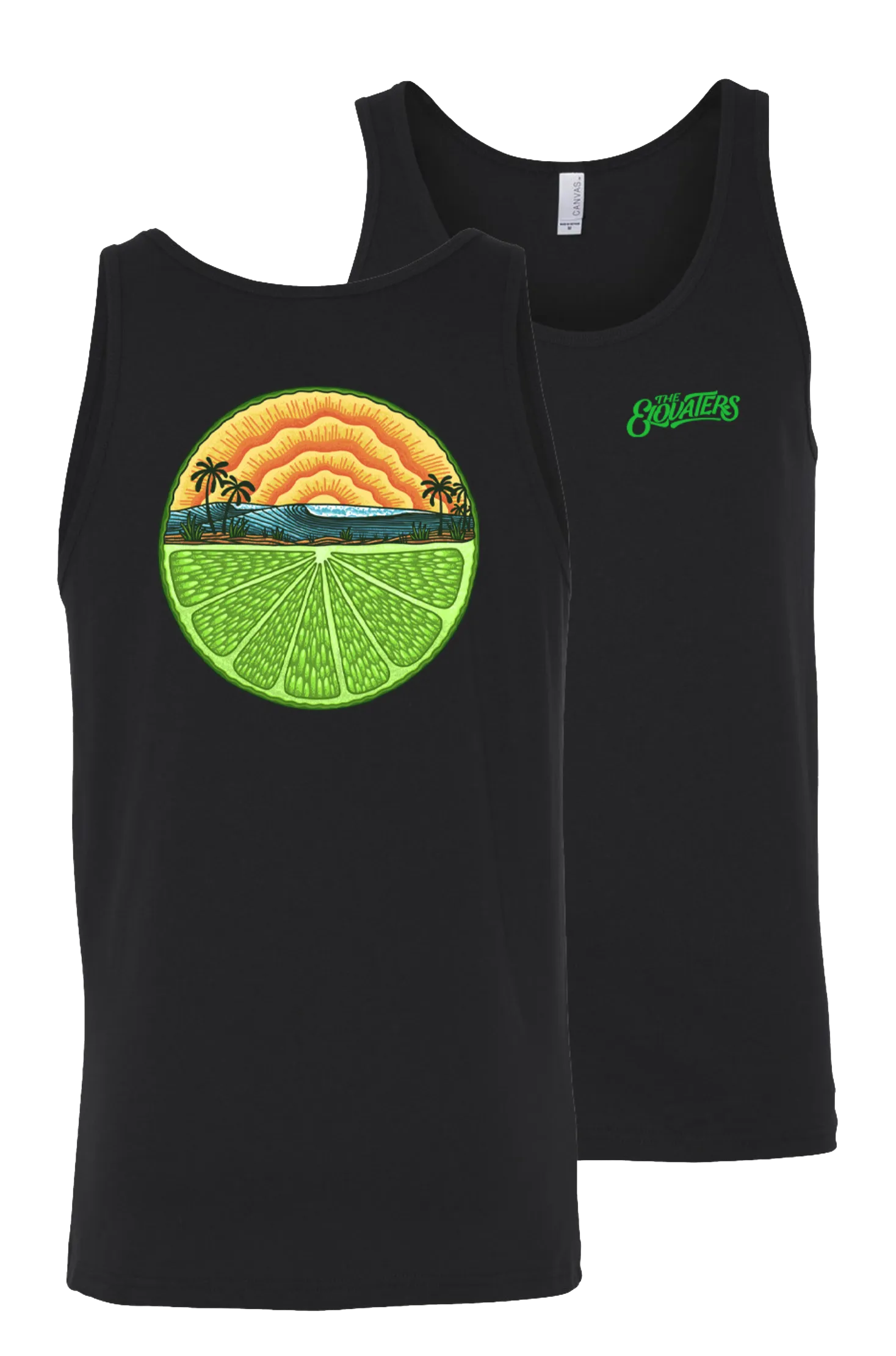 Men's Margaritas Tank (Black)