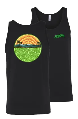 Men's Margaritas Tank (Black)