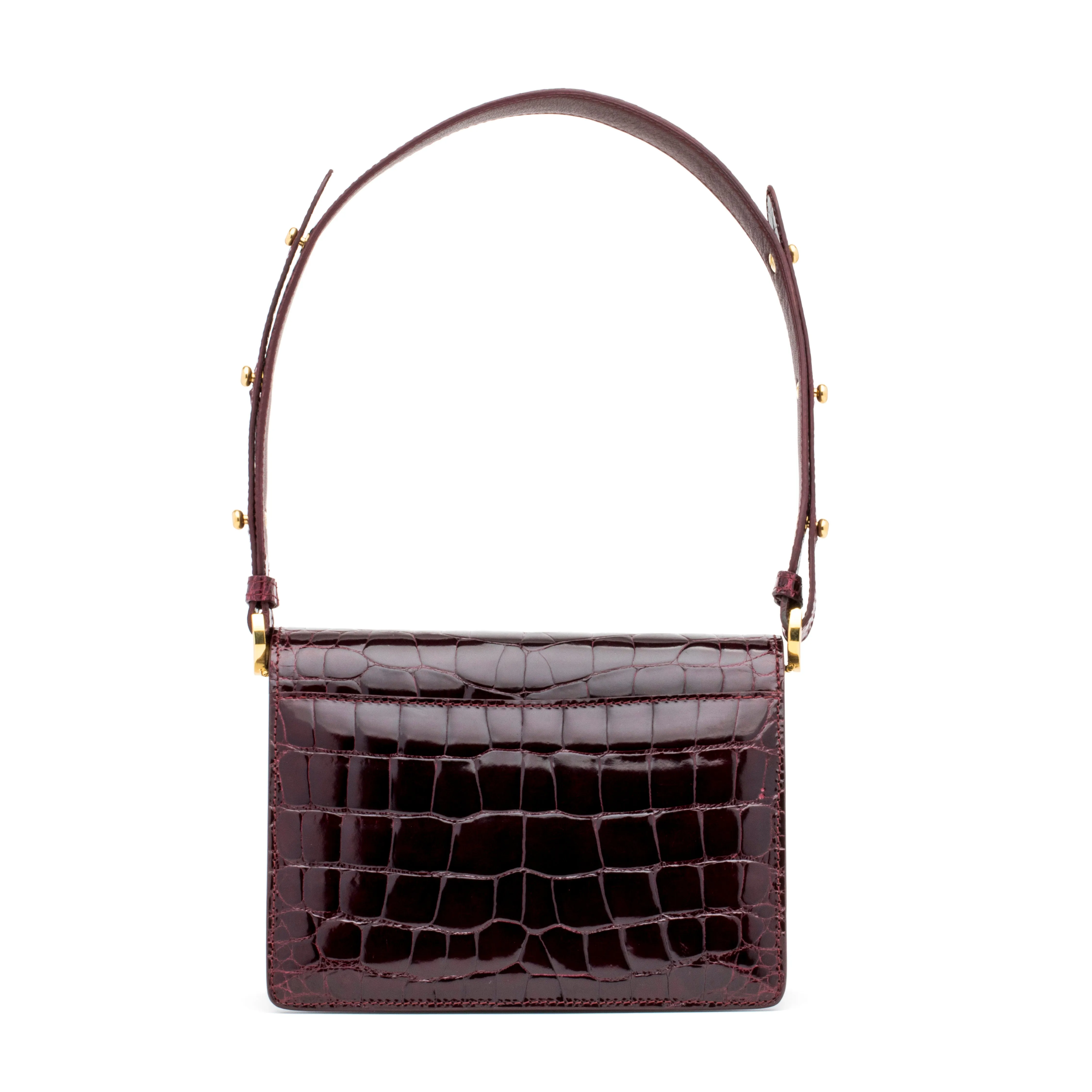 Metropolitan Handbag in Cognac Alligator