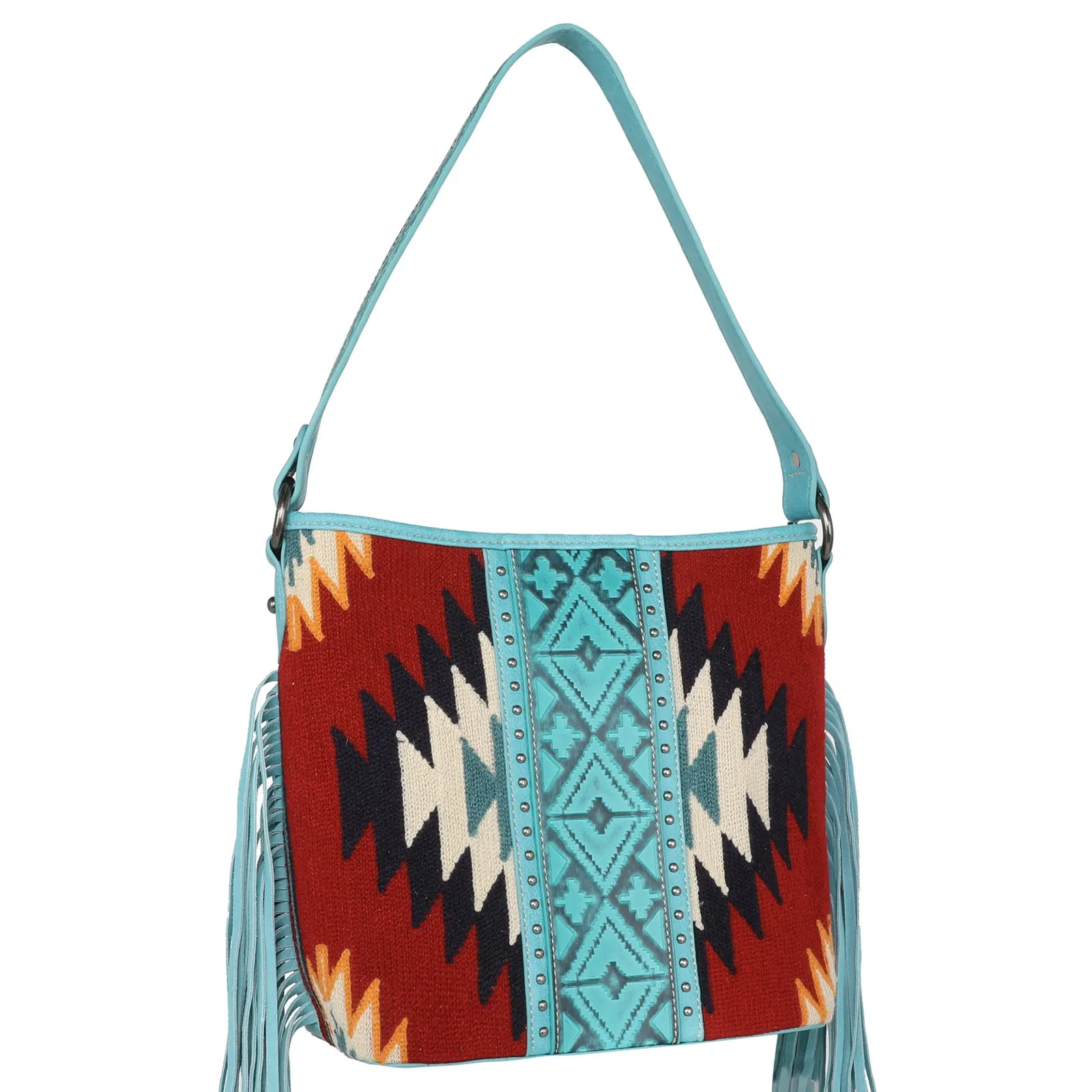 MW1172G-918 Montana West Aztec Tapestry Concealed Carry Hobo