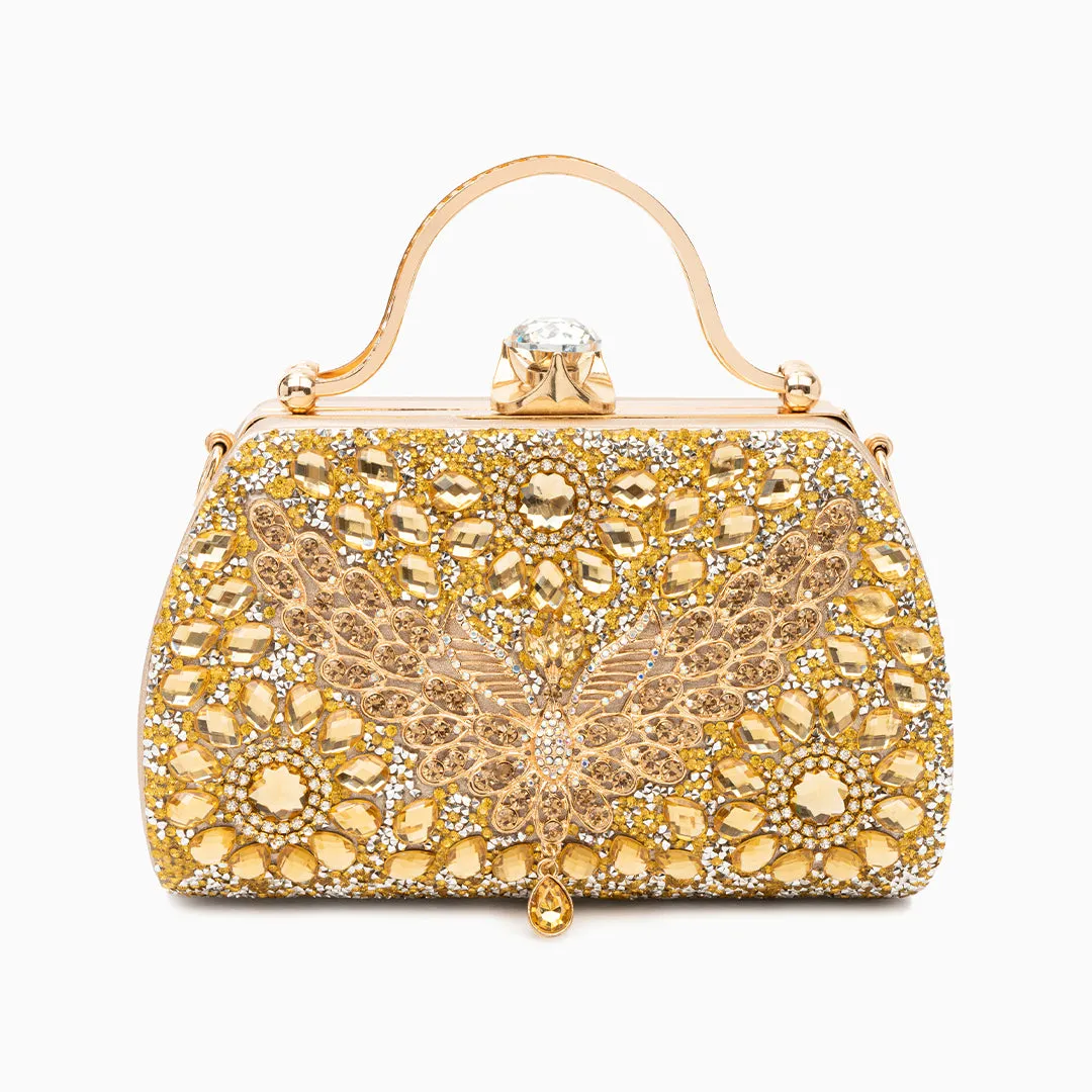 Olivia Diamond Studded Handbag