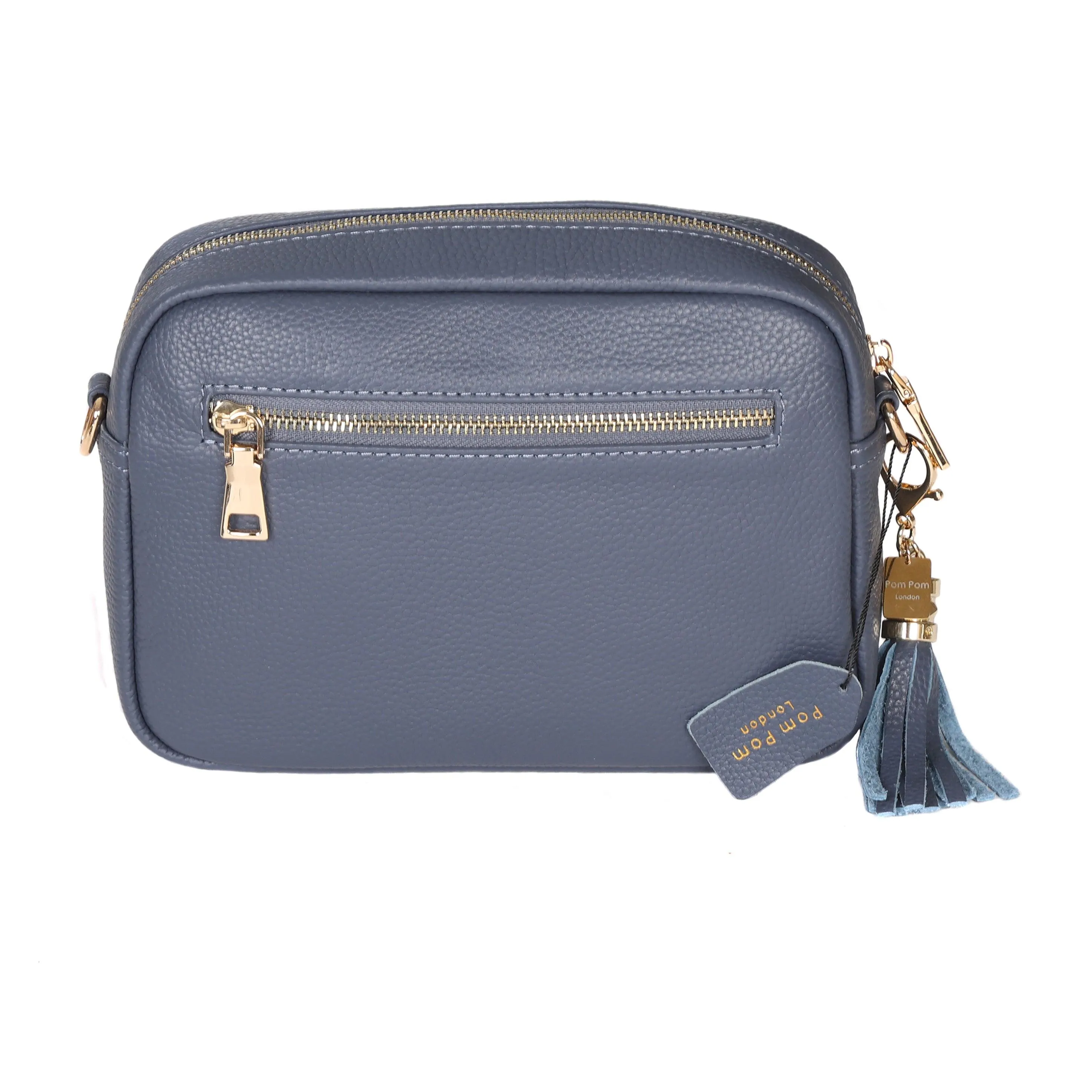 Pom Pom London City Bag Slate Blue