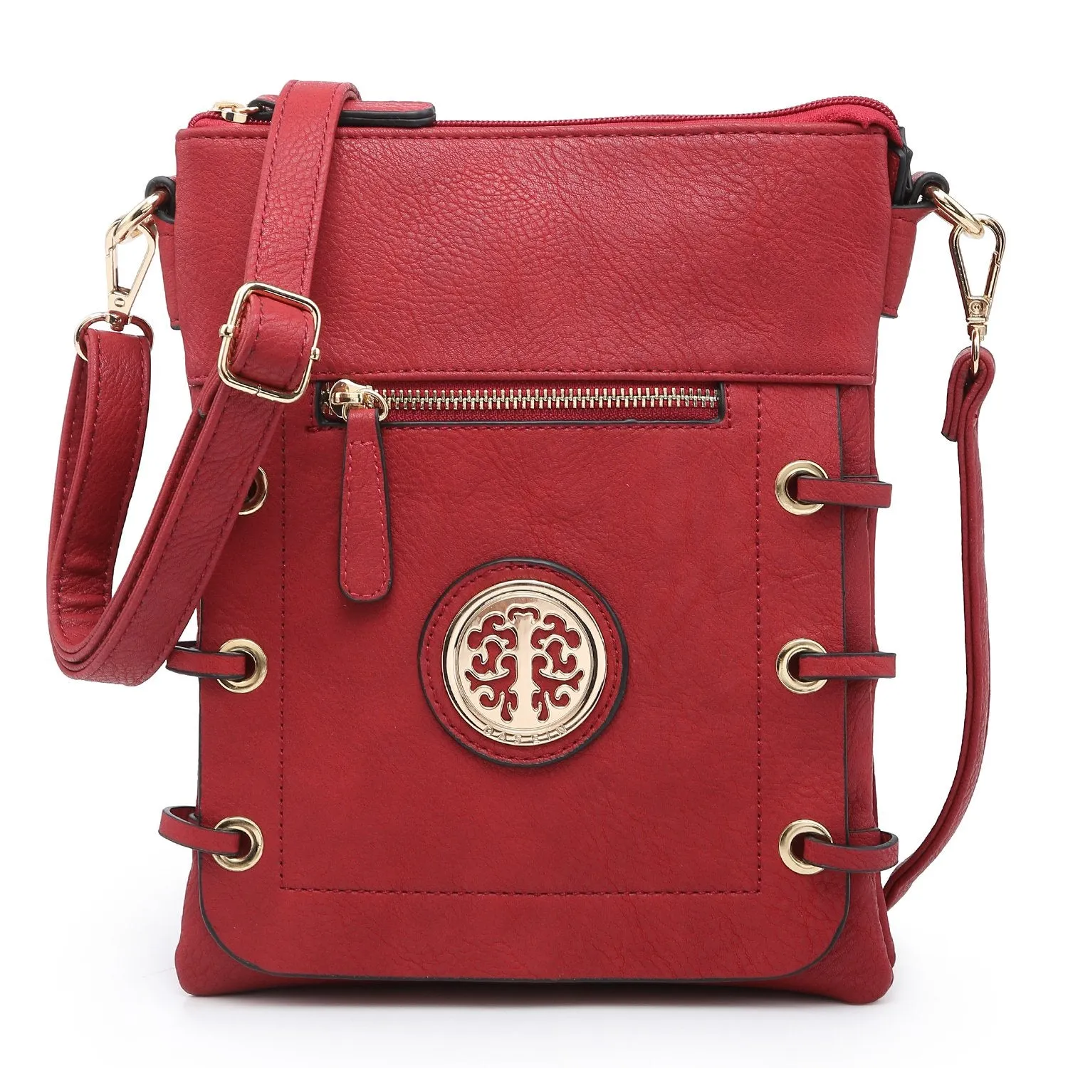 Small Size Emblem Retro Elegant Crossbody Messenger Bag l Dasein