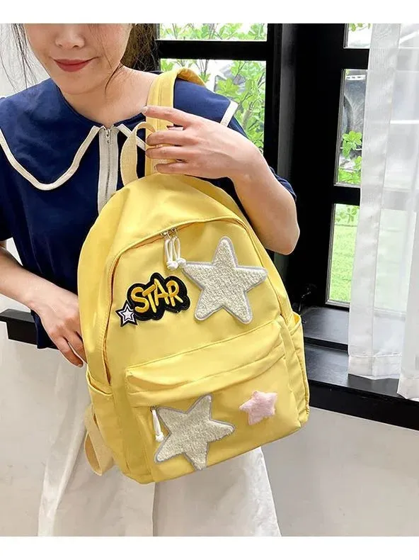 Stars Embroidered Backpack