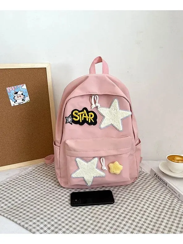 Stars Embroidered Backpack