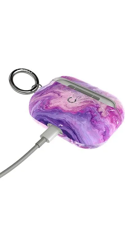 Tie Dying Over You | Purple Marble AirPods Case