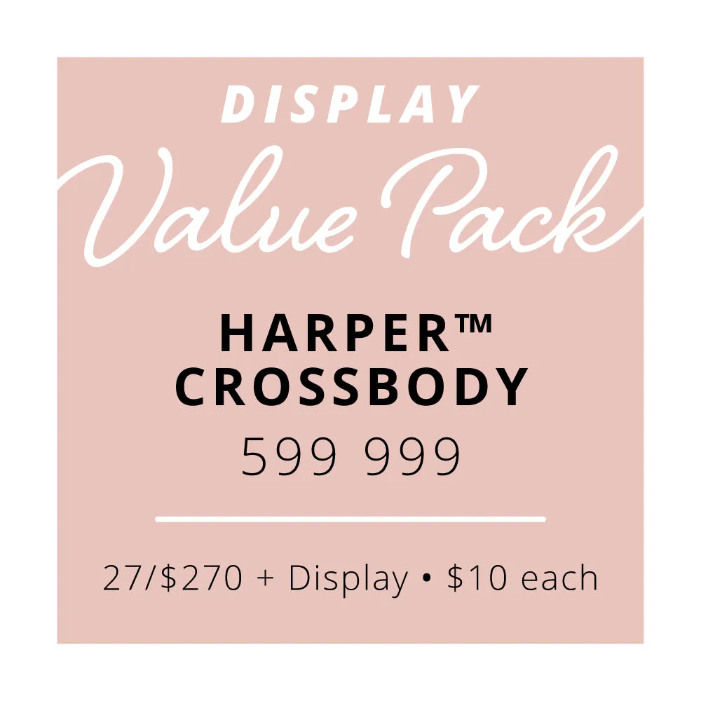 Value Pack Harper Display | 27/$315   Display (Wholesale Only)