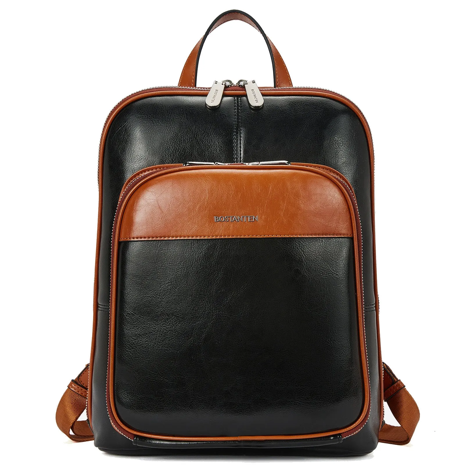 Vrba Genuine Leather Backpack Purse — Courage