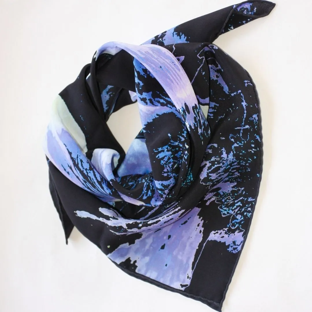 Wild Bounty Small Silk Square Scarf