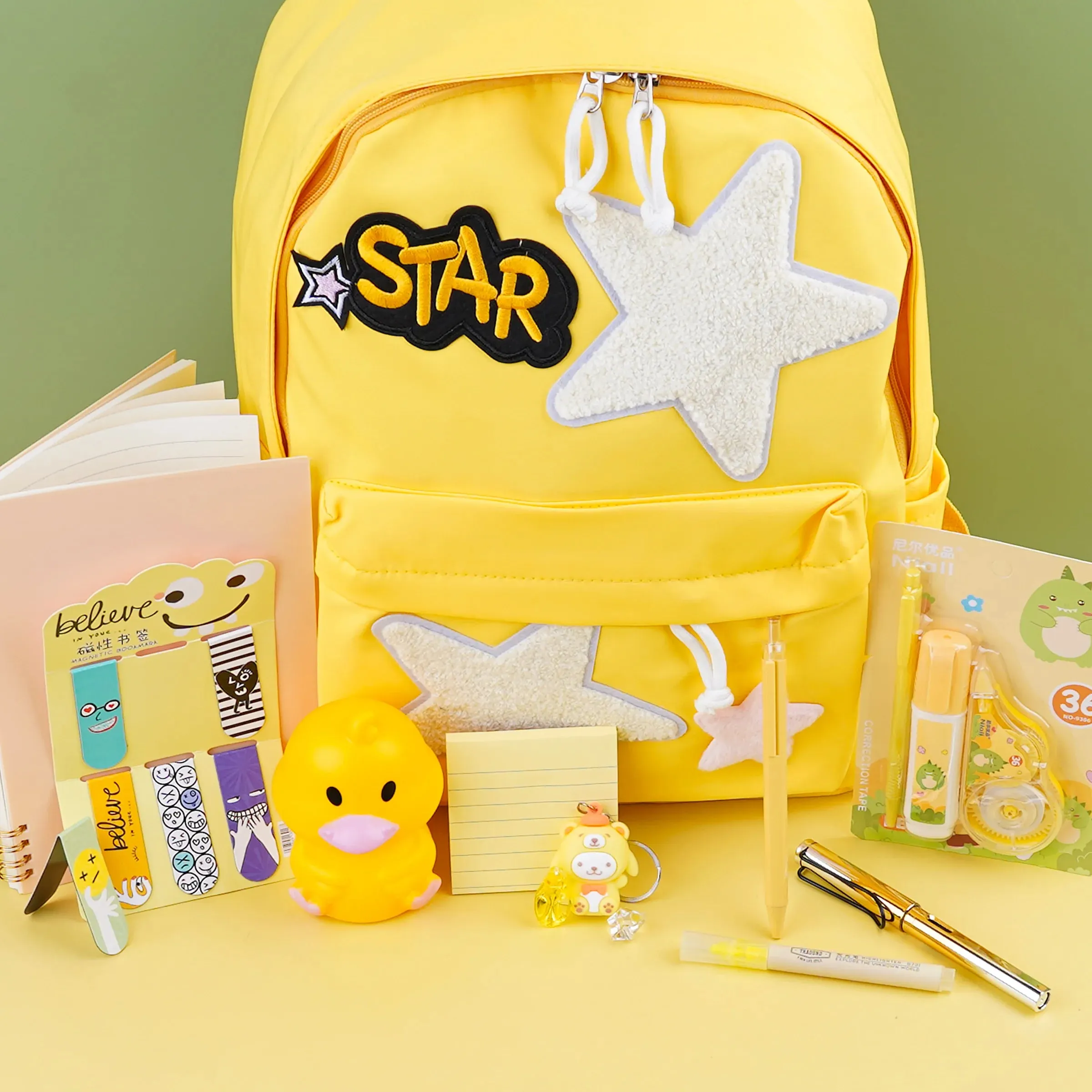 Yellow Star Stationery Bundle