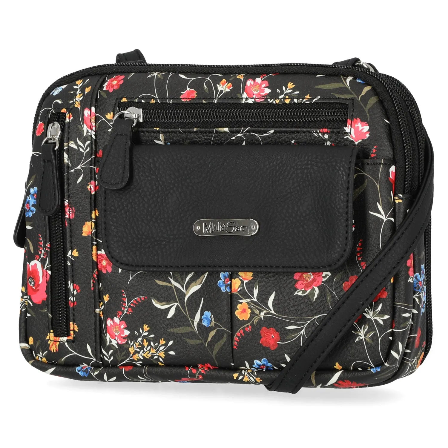 Zippy Triple Compartment Crossbody Bag